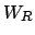 $ W_{R}$